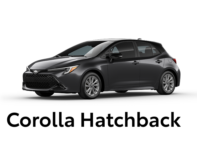 Orange Toyota Corolla Hatchback